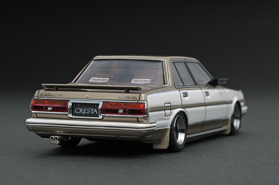 IG0683 1/43 Toyota Cresta Super Lucent (GX71) White/Gold | LINE UP