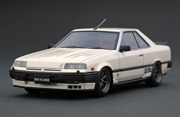 IG0130 1/43 Nissan Skyline 2000 RS-X Turbo-C (R30) White | LINE UP