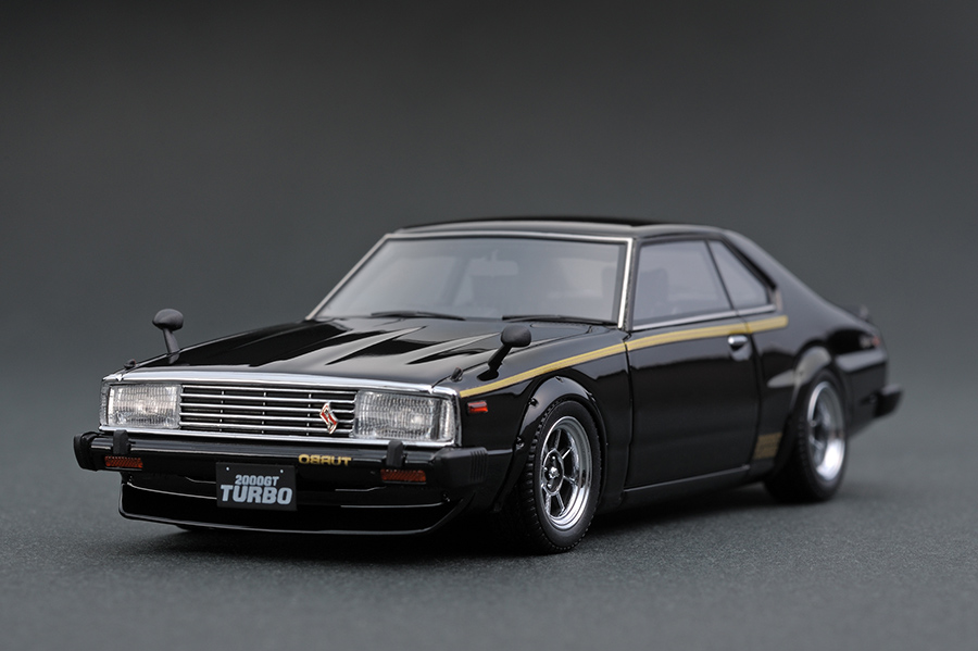IG0123 1/43 Nissan Skyline 2000 Turbo GT-ES (C211) Black | LINE UP