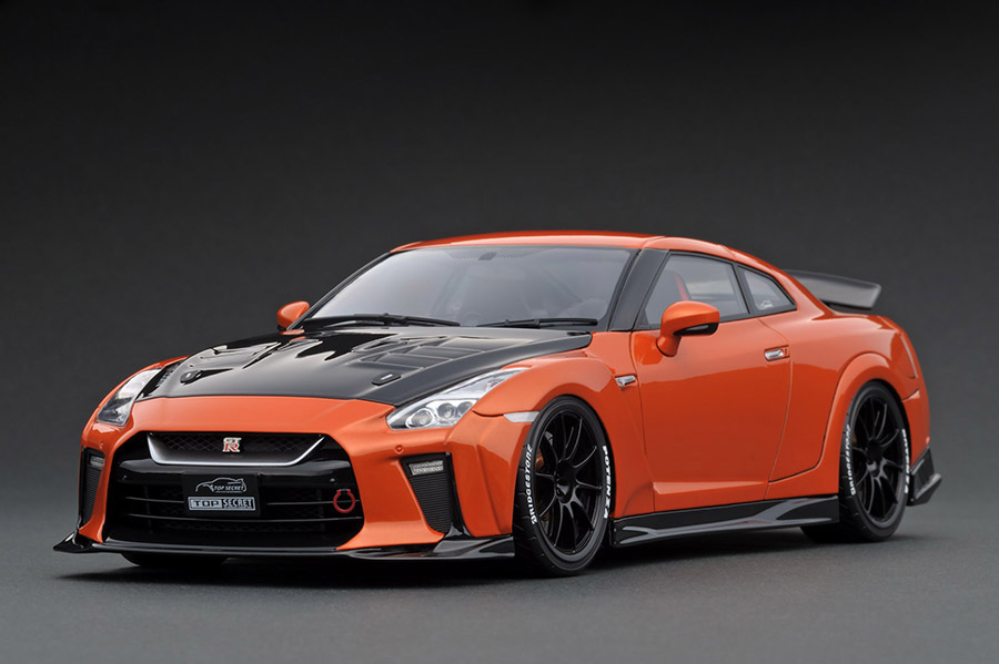 IG1532 1/18 TOP SECRET GT-R (R35) Orange | LINE UP | [公式