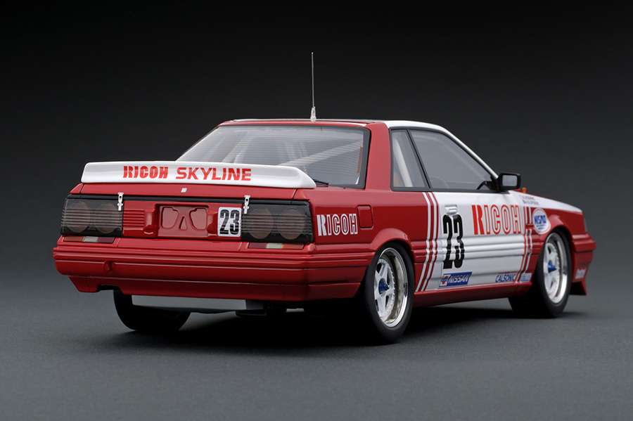 IG1725 1/18 RICOH Nissan Skyline (#23) 1987 WTC With Mr. Hoshino