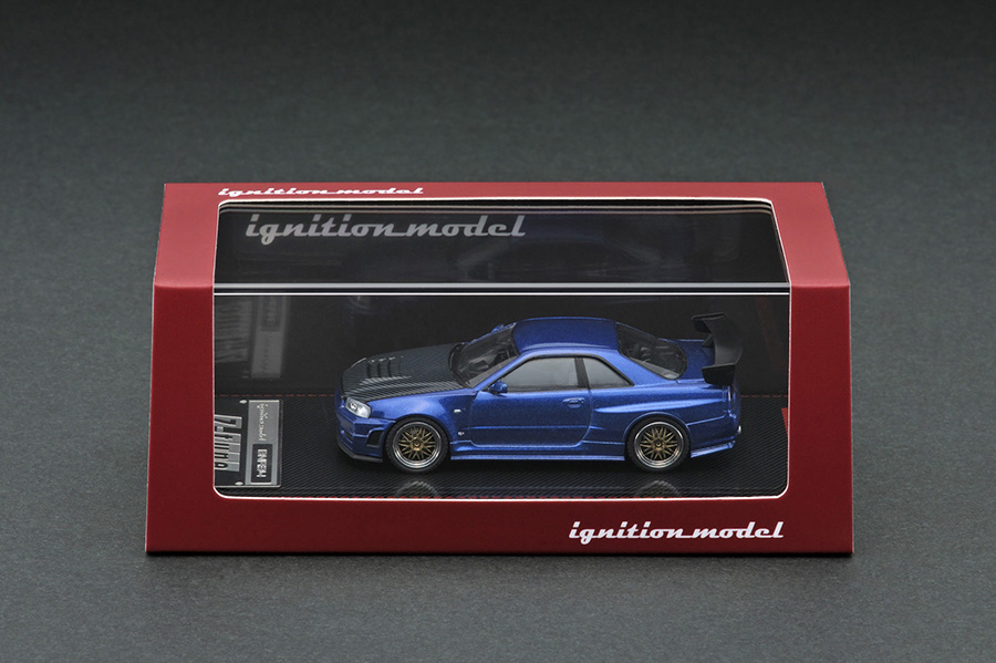 IG1869 1/64 Nismo R34 GT-R Z-tune Blue Metallic | LINE UP | [公式