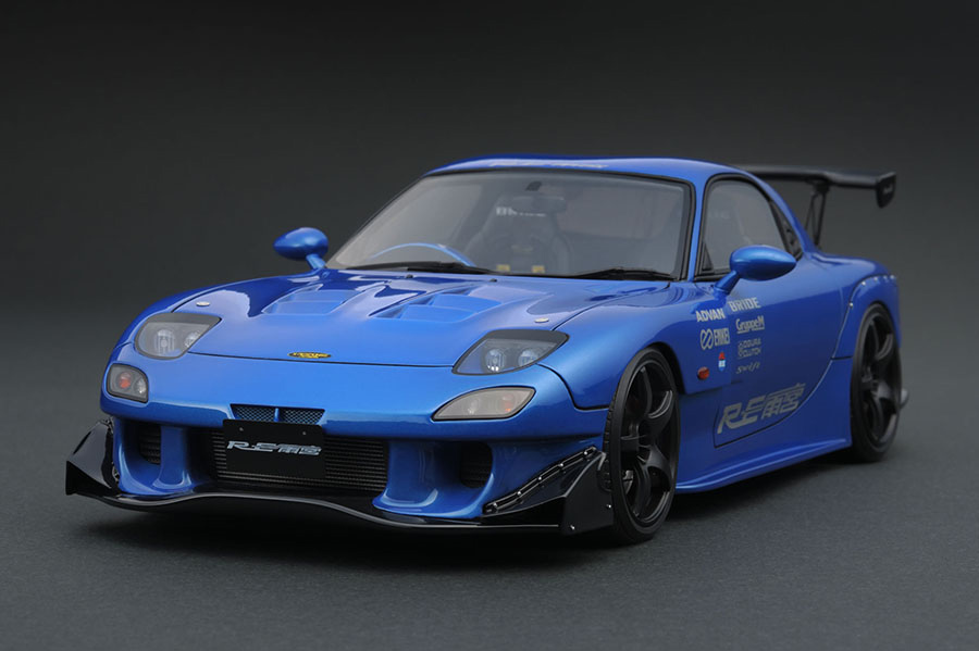 IG1046 1/18 MAZDA RX-7 (FD3S) RE Amemiya Blue | LINE UP | [公式