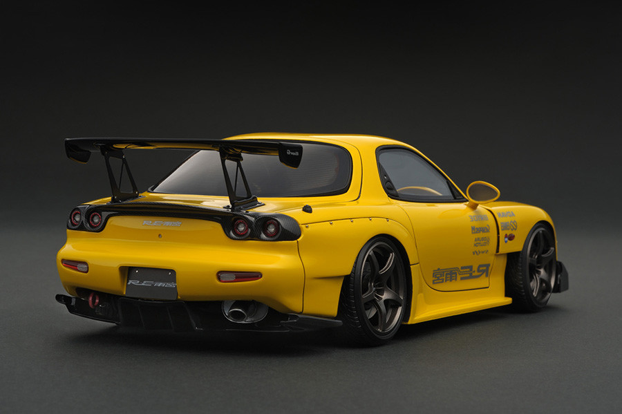 IG1048 1/18 MAZDA RX-7 (FD3S) RE Amemiya Yellow | LINE UP | [公式