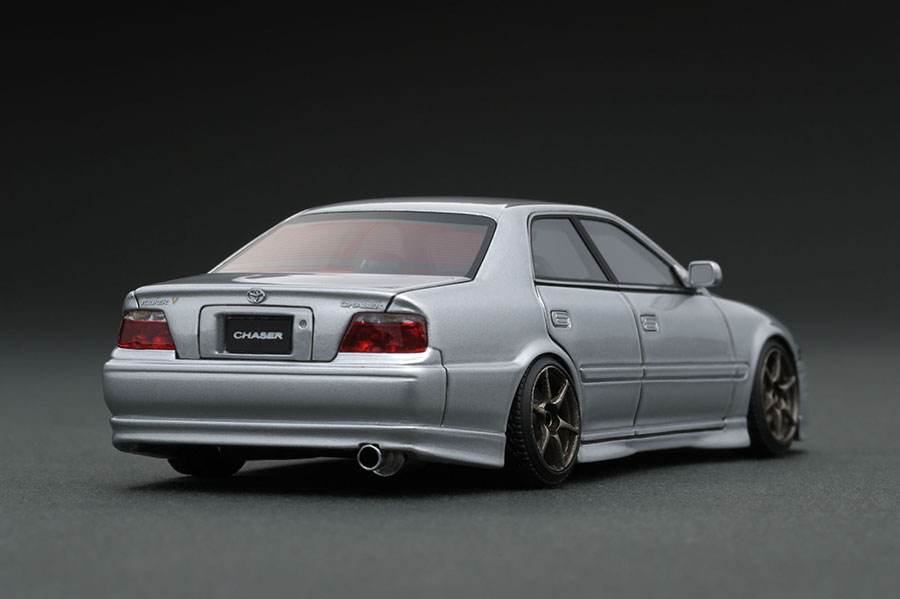 IG1236 1/43 Toyota Chaser Tourer V (JZX100) Silver | LINE UP