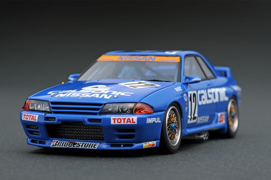 IG1282 1/43 CALSONIC SKYLINE #12 R32 GT-R 1990 JTC Debut Win