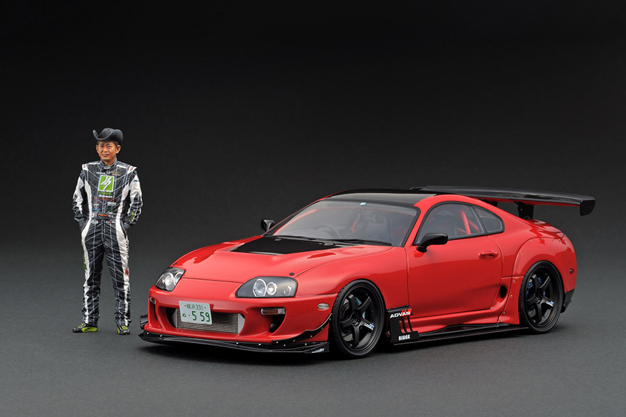 IG1350 1/18 Toyota Supra (JZA80) RZ Orido-Street Ver. Red With MAX