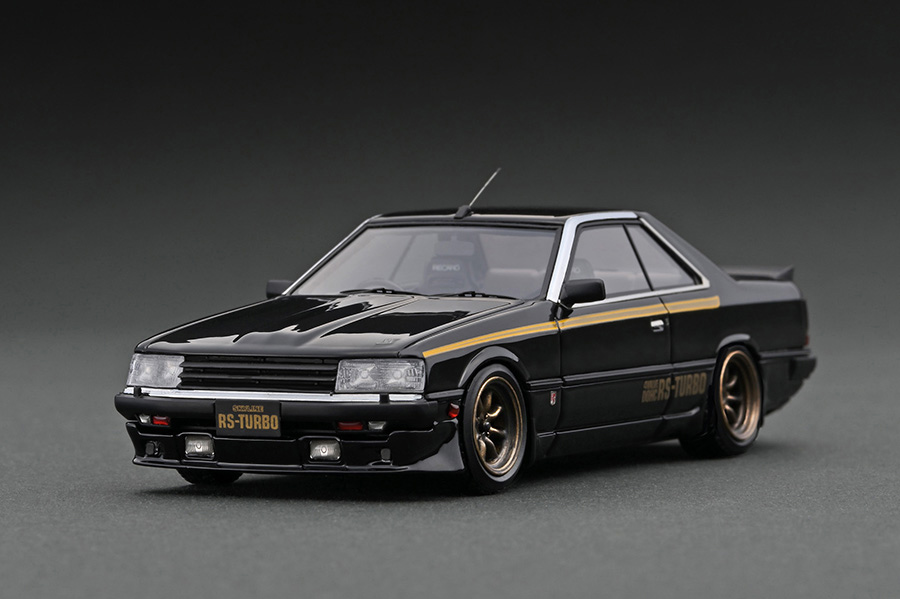 IG2328 1/43 Nissan Skyline 2000 RS-Turbo (R30) Black | LINE UP