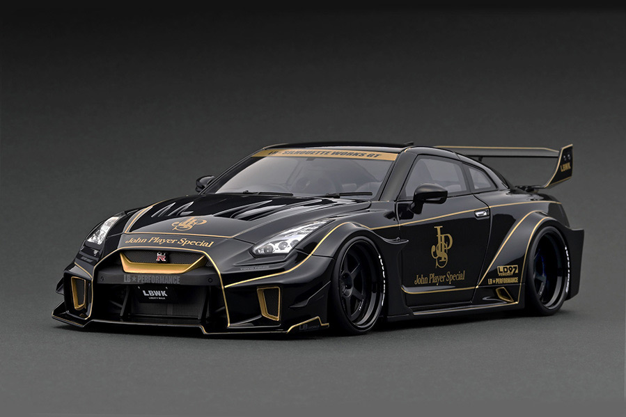 IG2359 1/18 LB-Silhouette WORKS GT Nissan 35GT-RR Black | LINE UP