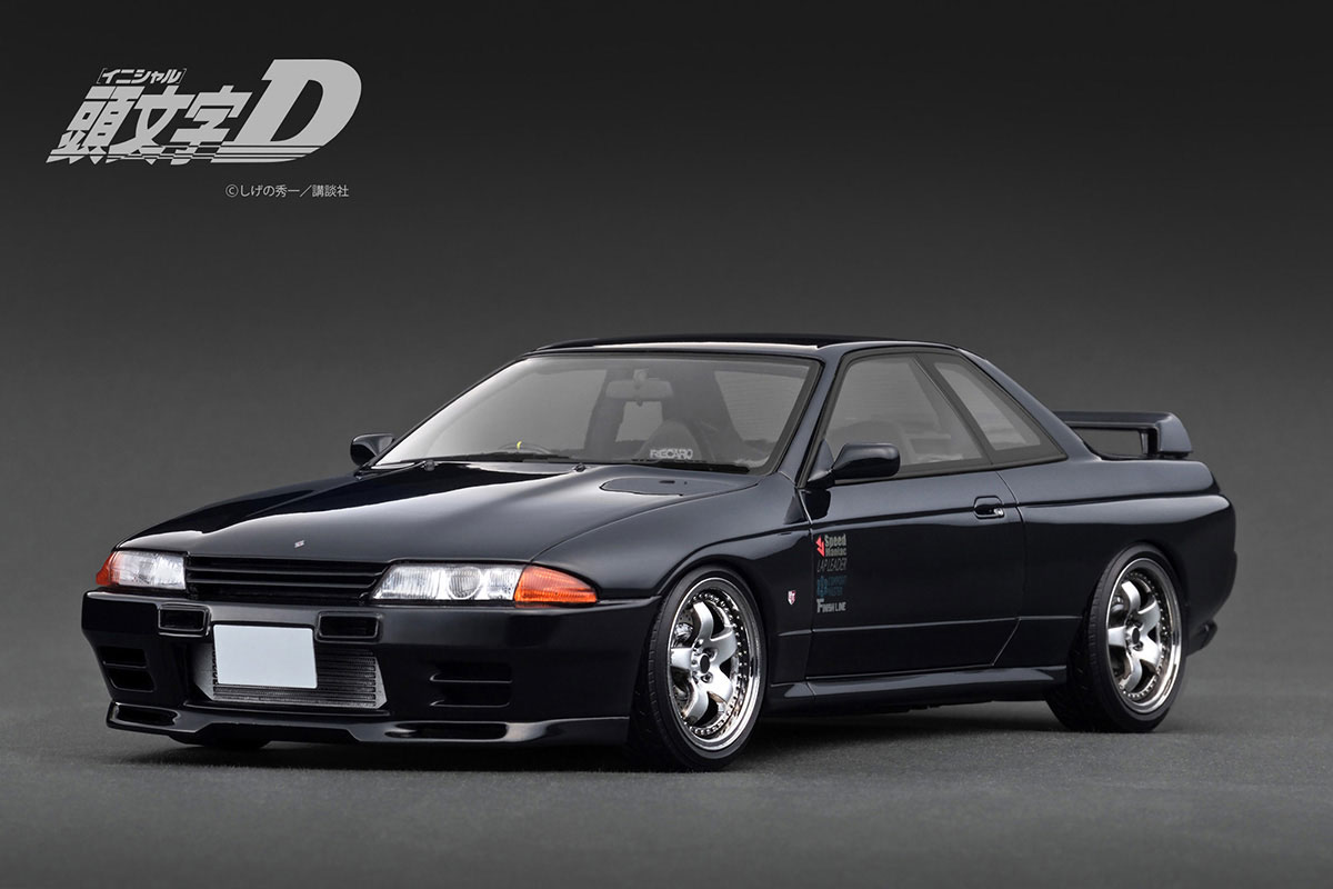 IG3544 1/18 INITIAL D Nissan Skyline GT-R V-spec II (BNR32) Black
