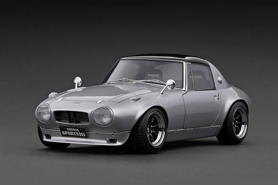 IG3092 1/18 Toyota Sports 800 NOB Hachi Ver Silver | LINE UP