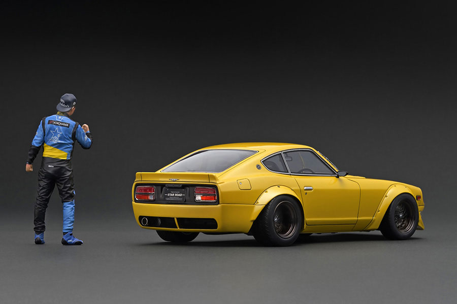 IG3109 1/18 Nissan Fairlady Z (S30) STAR ROAD Yellow Metallic With