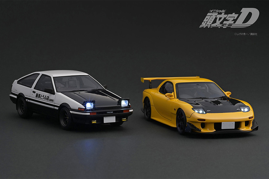 IG3190 1/18 INITIAL D Toyota Sprinter Trueno 3Dr GT Apex (AE86