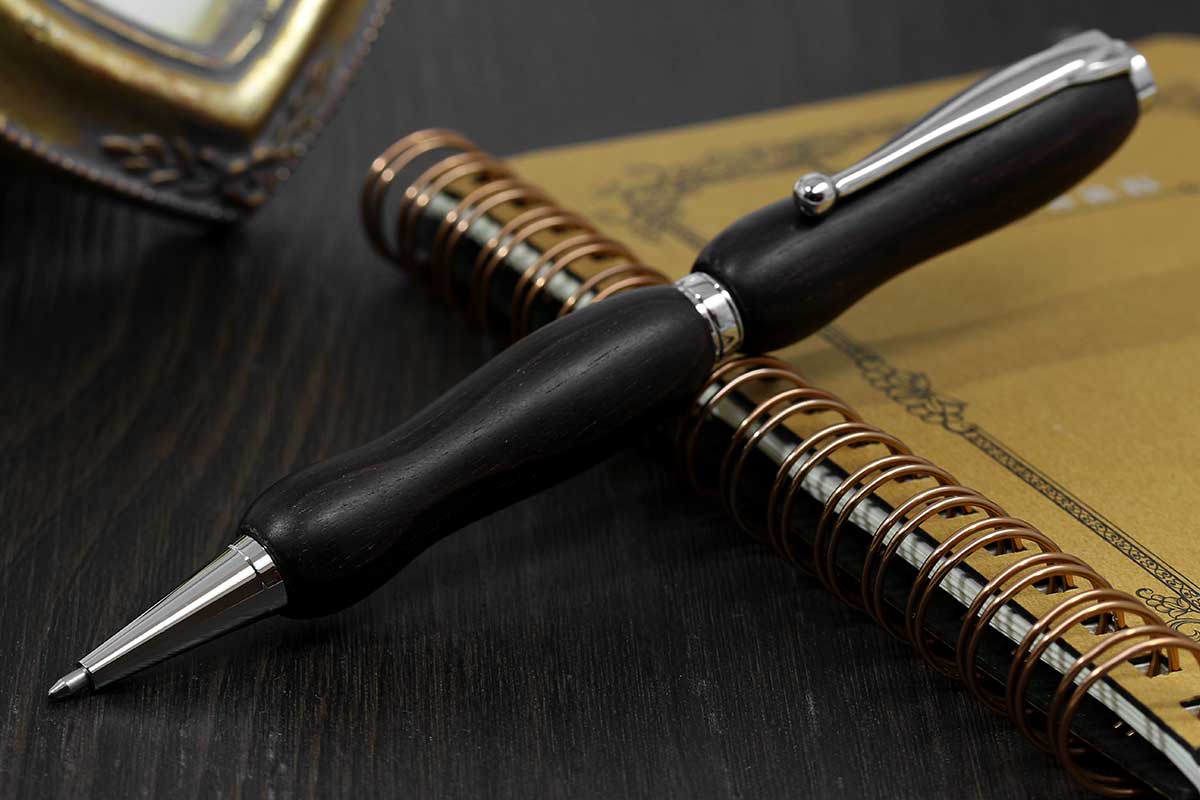 ABCue 黒檀ベース+黒檀子持ち8剣 Wavyジョイント ABCue 黒檀ベース+