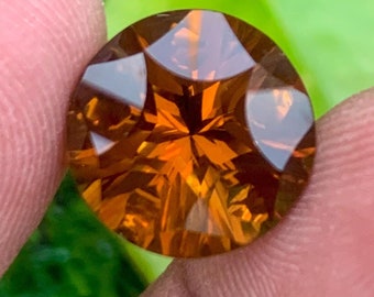 マホガニーオレンジシトリン宝石：45.50カラットファンシークッション