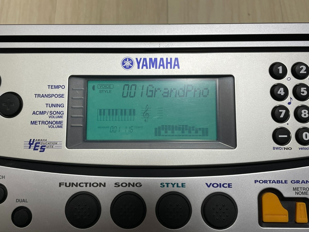 Yamaha PSR-340 Portatone Electronic Keyboard with Music Stand and