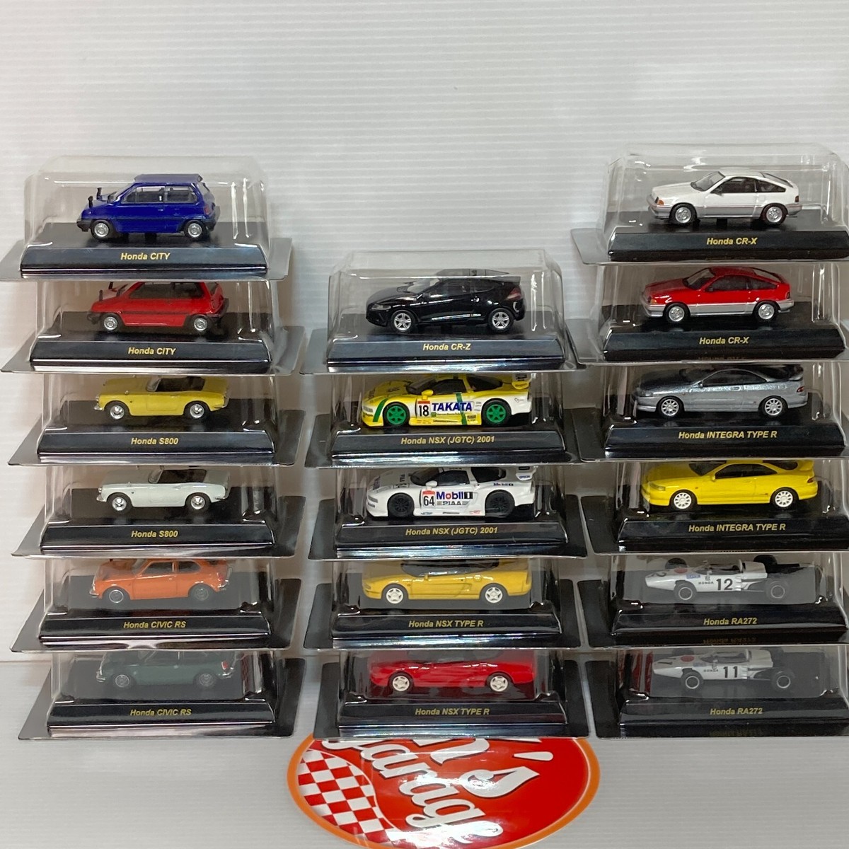 Kyosho 1/64 Honda Civic NSX Integra CR-X RA272 Diecast model car