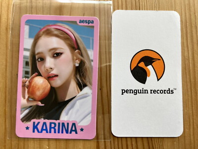 aespa - MY WORLD TRADING CARD A ver. PHOTO CARD KARINA WINTER