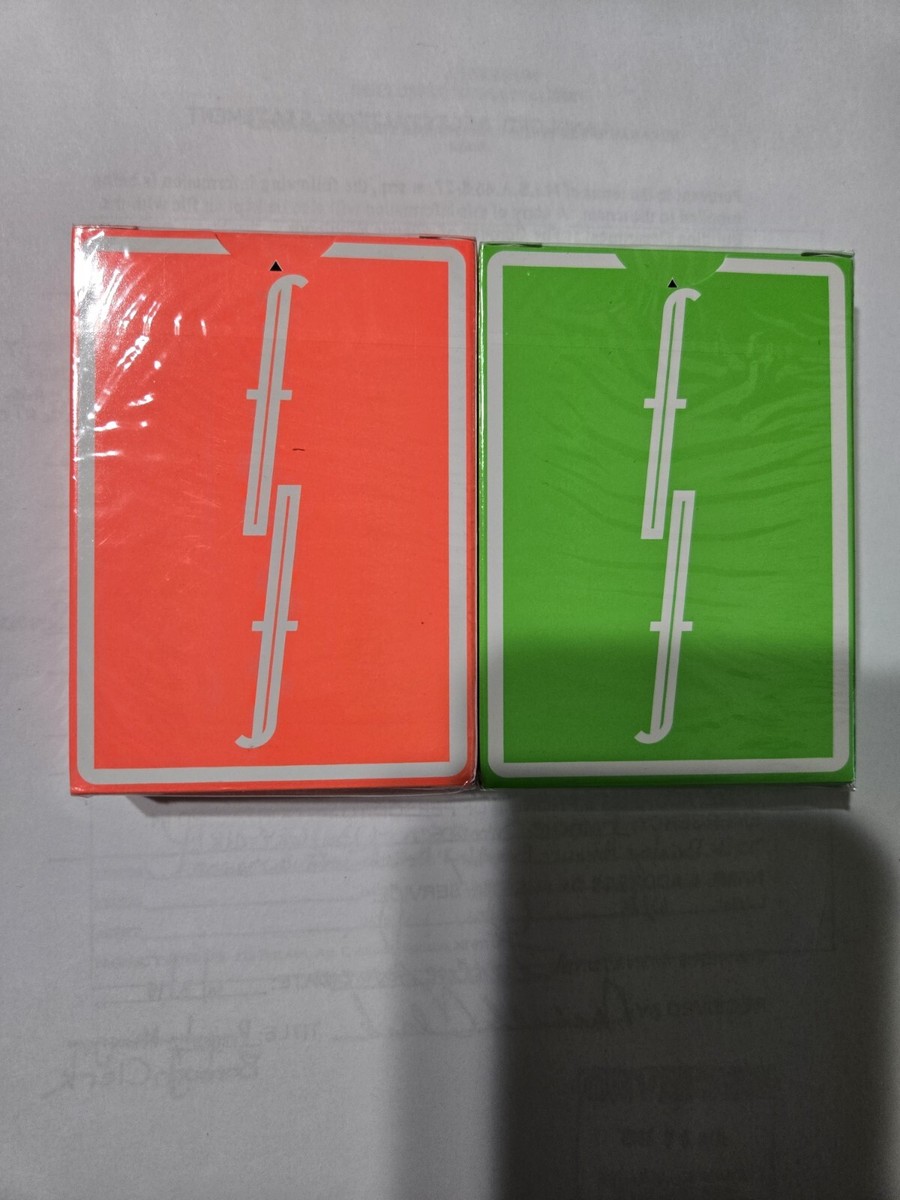 Fontaine playing cards safety And Slime 2 deck bundle Cotton Candy