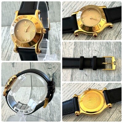 GUCCI 6500L watch gold Rare Used From Japan Check description | eBay