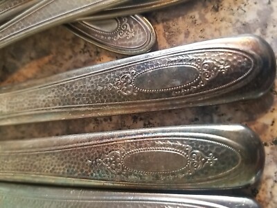 EPNS A1 Sheffield England Flatware Lot (33) Pc Seb Silverplate | eBay