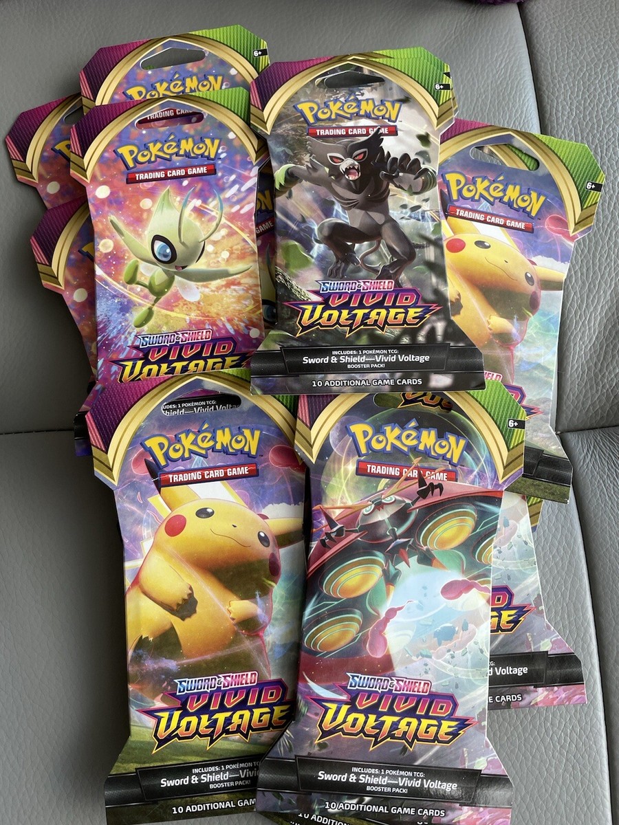 Pokémon TCG Sword and Shield Vivid Voltage Blister Pack for sale