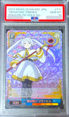 PSA 10 Weiss Schwarz Magician Frieren SP Signature Beyond