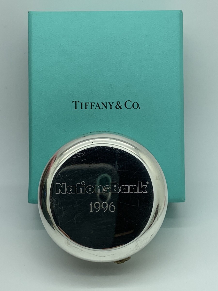 Vintage Tiffany & Co Sterling Silver Yo-Yo Monogrammed 1996