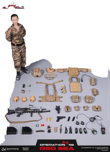 Damtoys 1/6 78010 Us Army 75th Ranger Regiment Saw Gunner