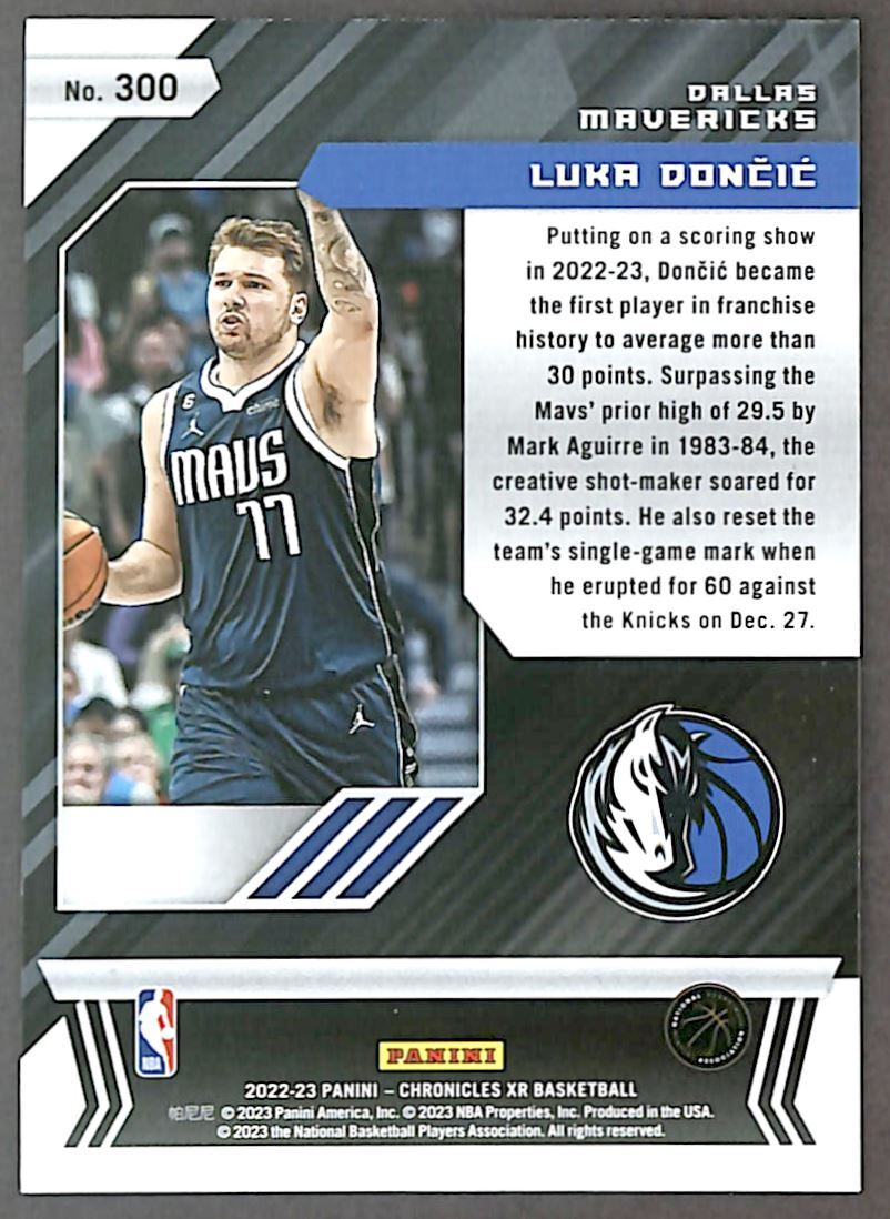 2022-23 Panini Chronicles XR #300 Luka Doncic Dallas Mavericks | eBay