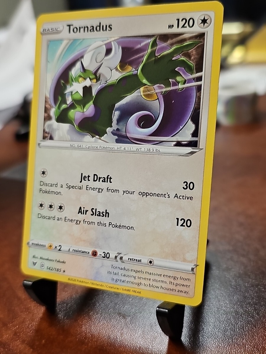 Tornadus 142/185 Vivid Voltage Cosmos Holo Rare Pokemon Card