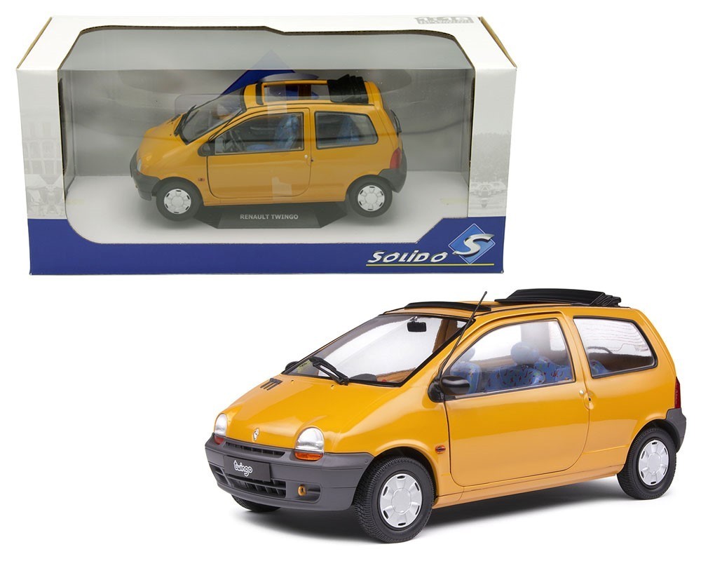 Solido 1:18 1993 Renault Twingo MK.1 Open Air Jaune Indien