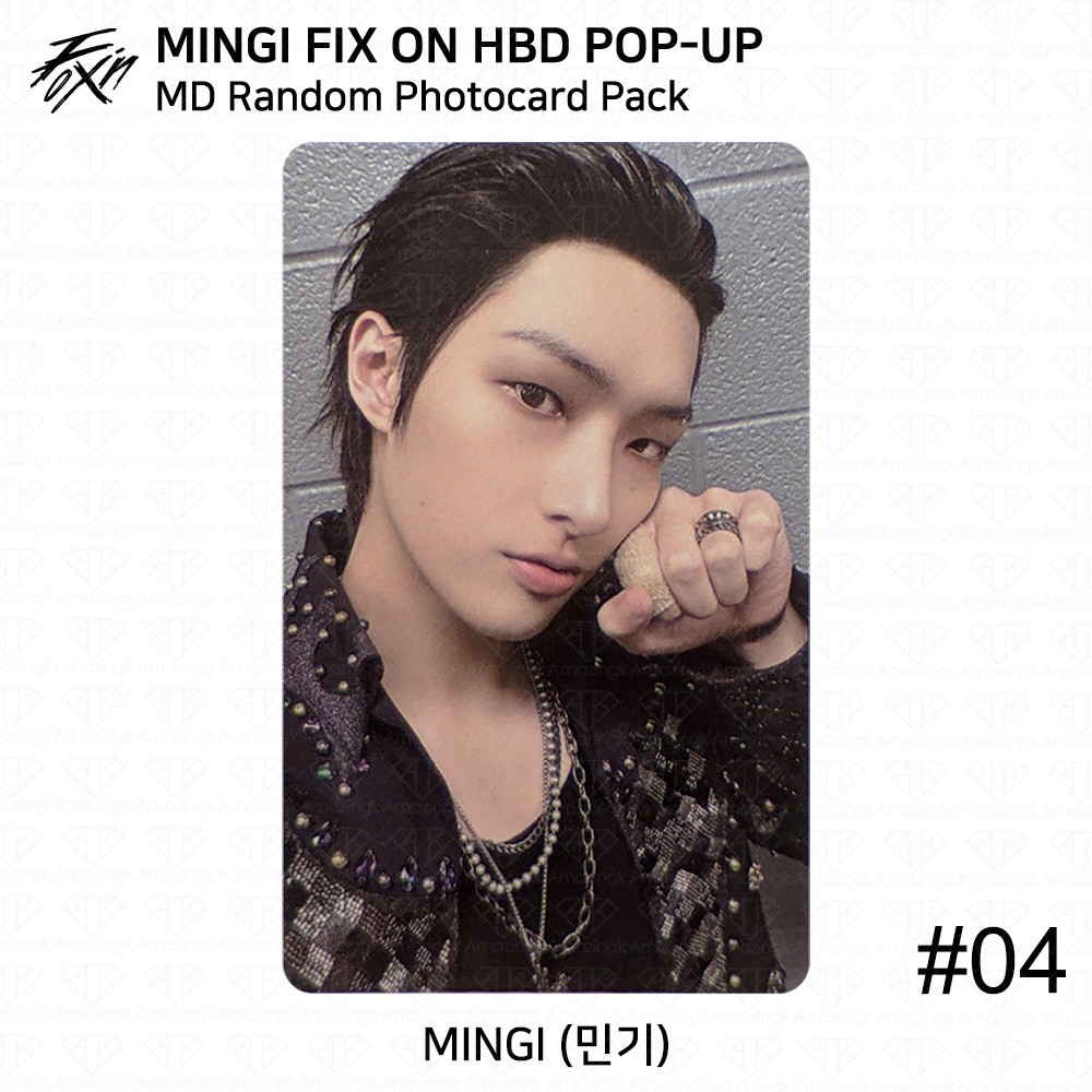 ATEEZ Mingi FIX ON HBD POP UP Photocard Benefit Official MD KPOP K