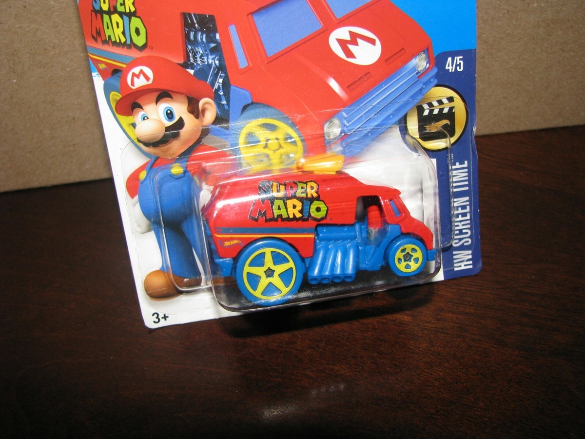 Hot Wheels 2016 #224 Screen Time #4 COOL ONE Super Mario Nintendo