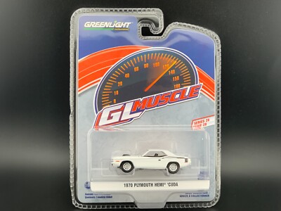 Greenlight 1970 Plymouth Hemi 'Cuda Alpine White 13350 1/64 | eBay