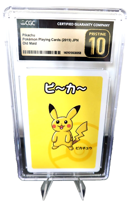 Pikachu Japanese Old Maid 2019 Pokemon Playing Cards Graded CGC