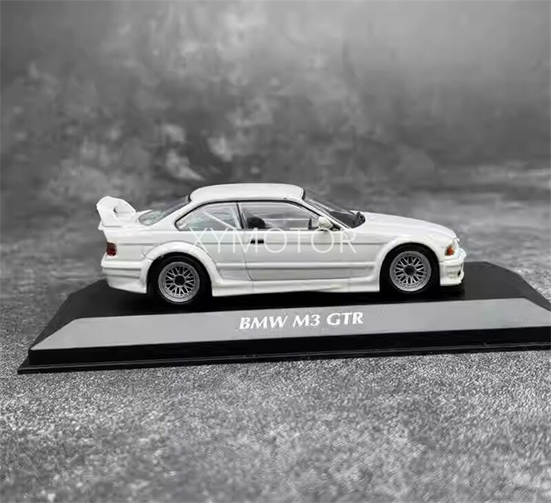 MINICHAMPS 1/43 BMW M3 E36 GTR 1993 Metal Diecast Model Car White