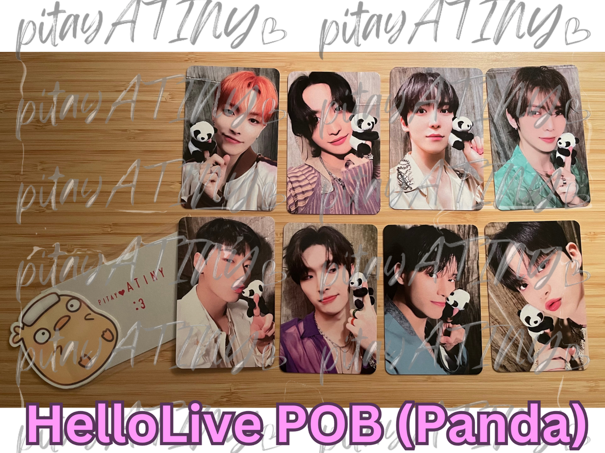 ATEEZ Official Golden Hour Part.1 HelloLive POB Photocard (Panda