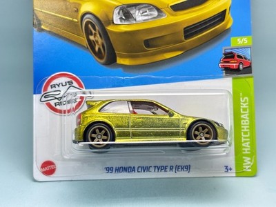 2022 Hot Wheels Super Treasure Hunt STH US Card # '99 Honda Civic