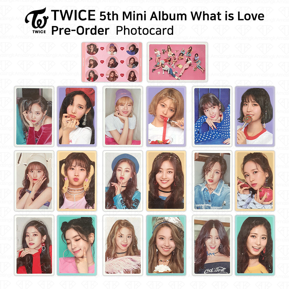 TWICE 5th Album What is Love PreOrder Official Photocard Sana Mina