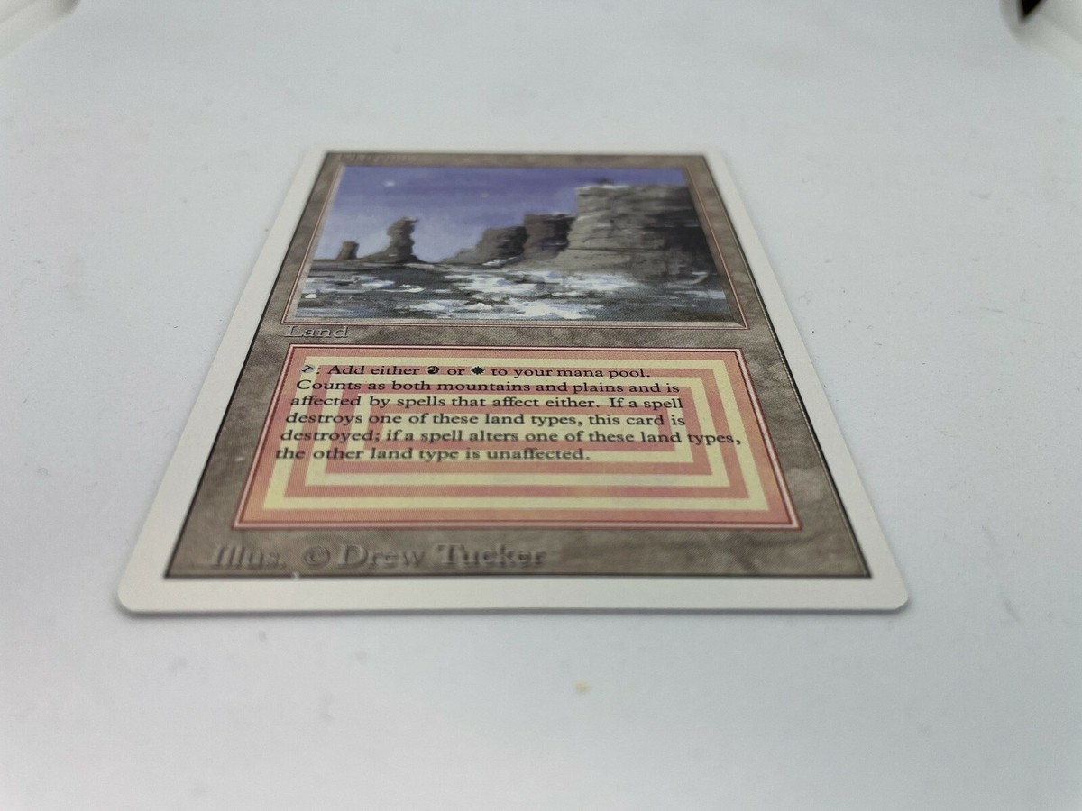 Plateau Dual Land - Revised - NM - MTG Magic The Gathering | eBay