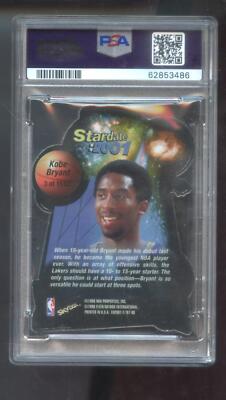 1997-98 Skybox E-X2001 Star Date 2001 EX2001 #3 Kobe Bryant PSA 8