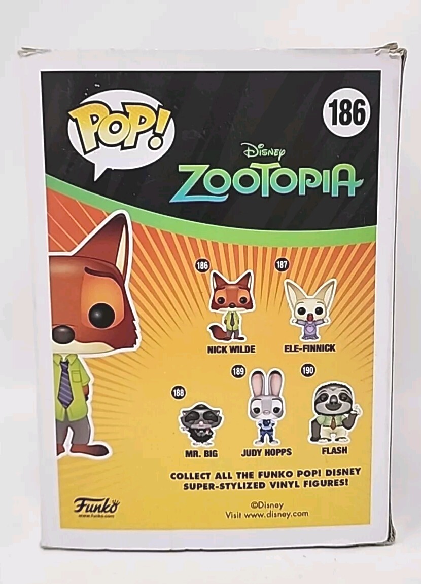 Funko POP! 2016 Disney: Zootopia Nick Wilde Fox Toy Vinyl Figure