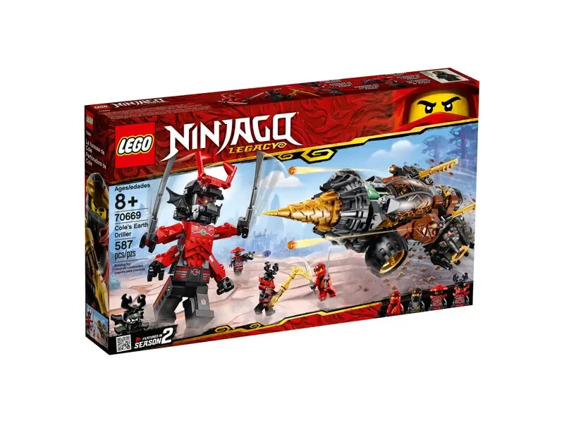 Lego Cole's Earth Driller 70669 NINJAGO Minifigure Building Set
