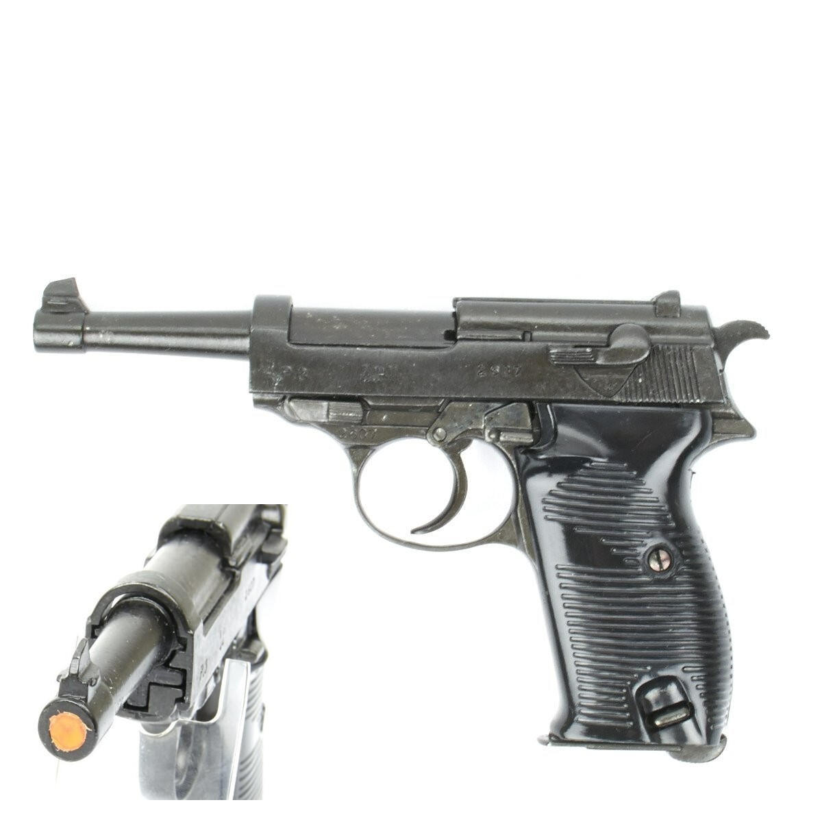 Denix WWII German Walther P-38 Non-Firing Full Size Metal Replica