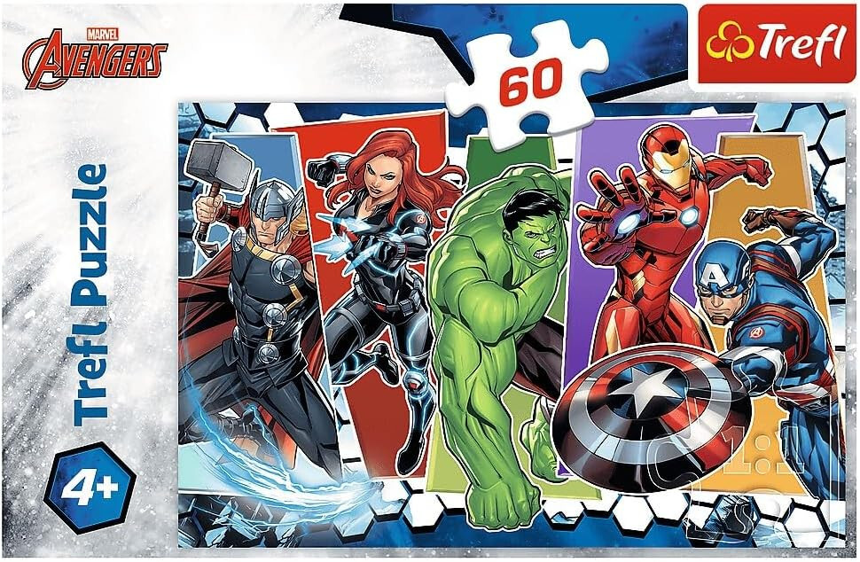 Avengers Jigsaw Puzzle 60 Piece Marvel Iron Man Thor Captain