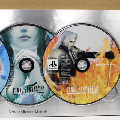 Final Fantasy 7 VII International Advent Pieces Limited Japan PS+