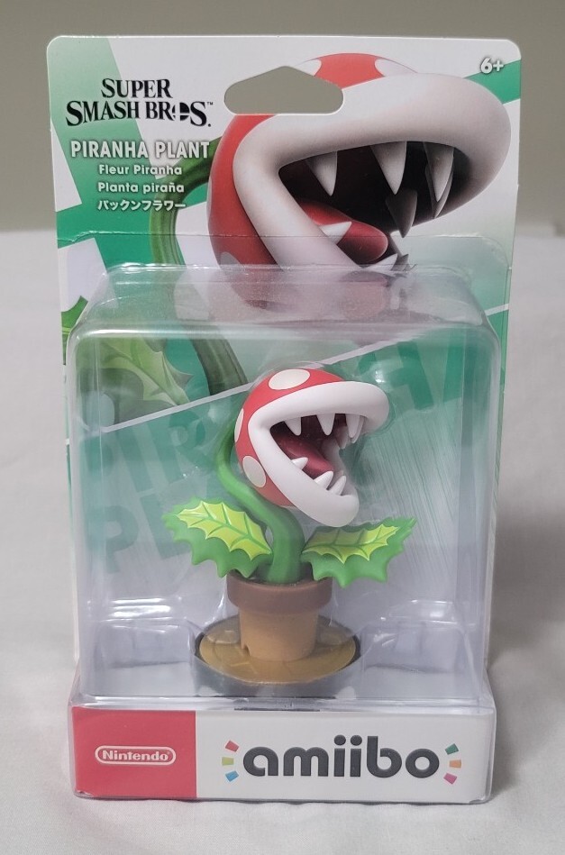 PIRANHA PLANT AMIIBO Super Smash Bros Super Mario Bros New | eBay