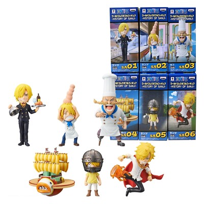 ONE PIECE World Collectible Figure HISTORY OF SANJI Zeff Baratie