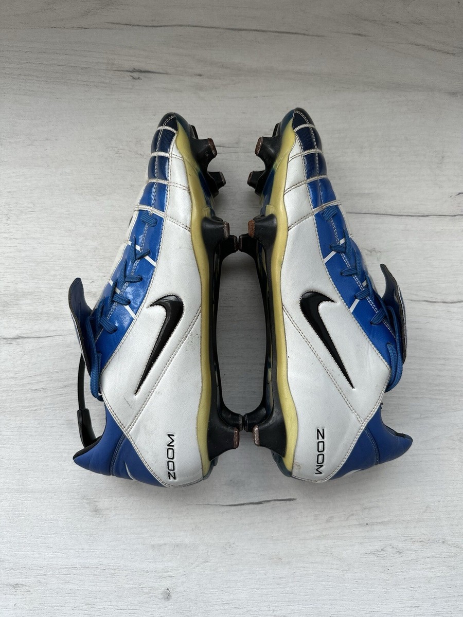 Nike Air Zoom Total 90 II SG White Blue Football Cleats Boots US13